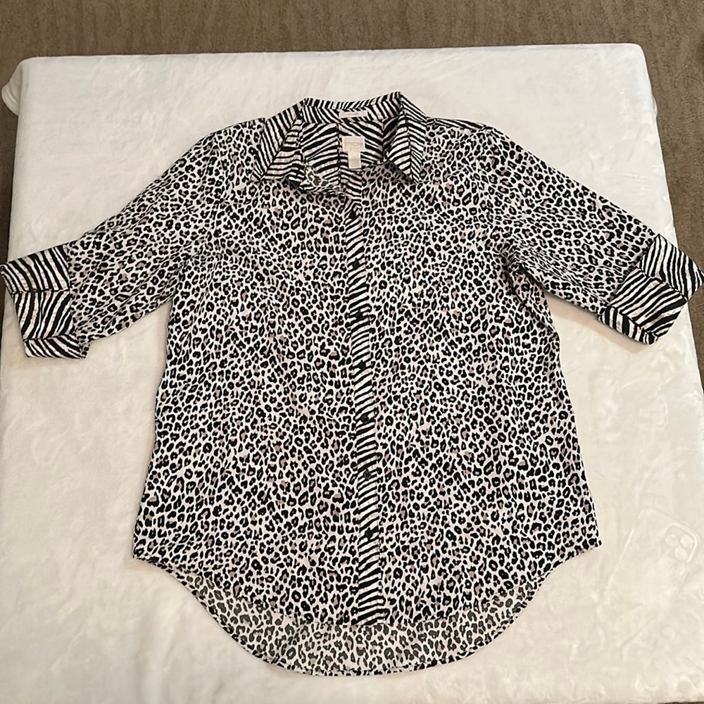 Effortless Cheetah Chic Chena Shirt